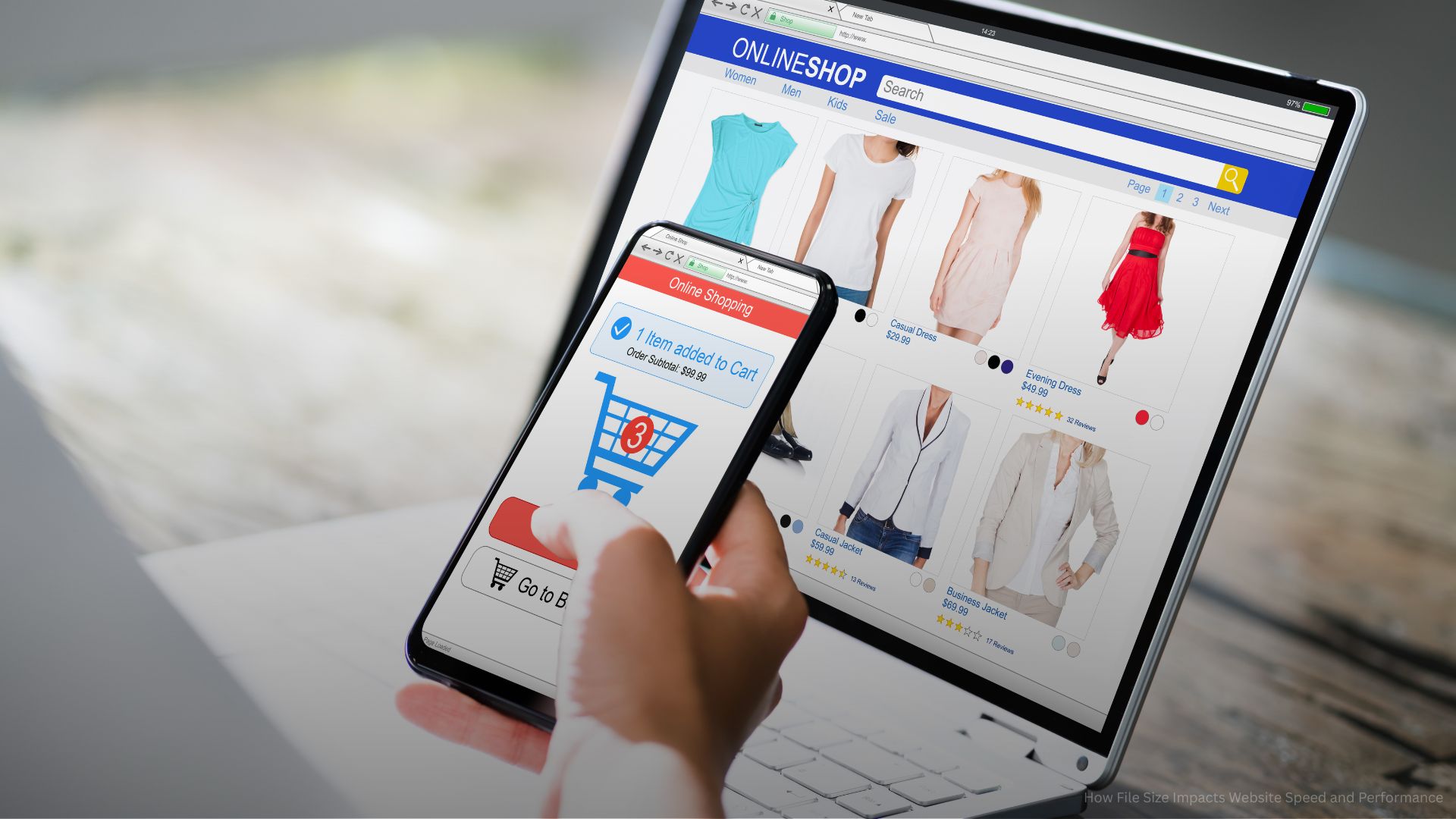 Online Ecommerce Shopping Website Or Store