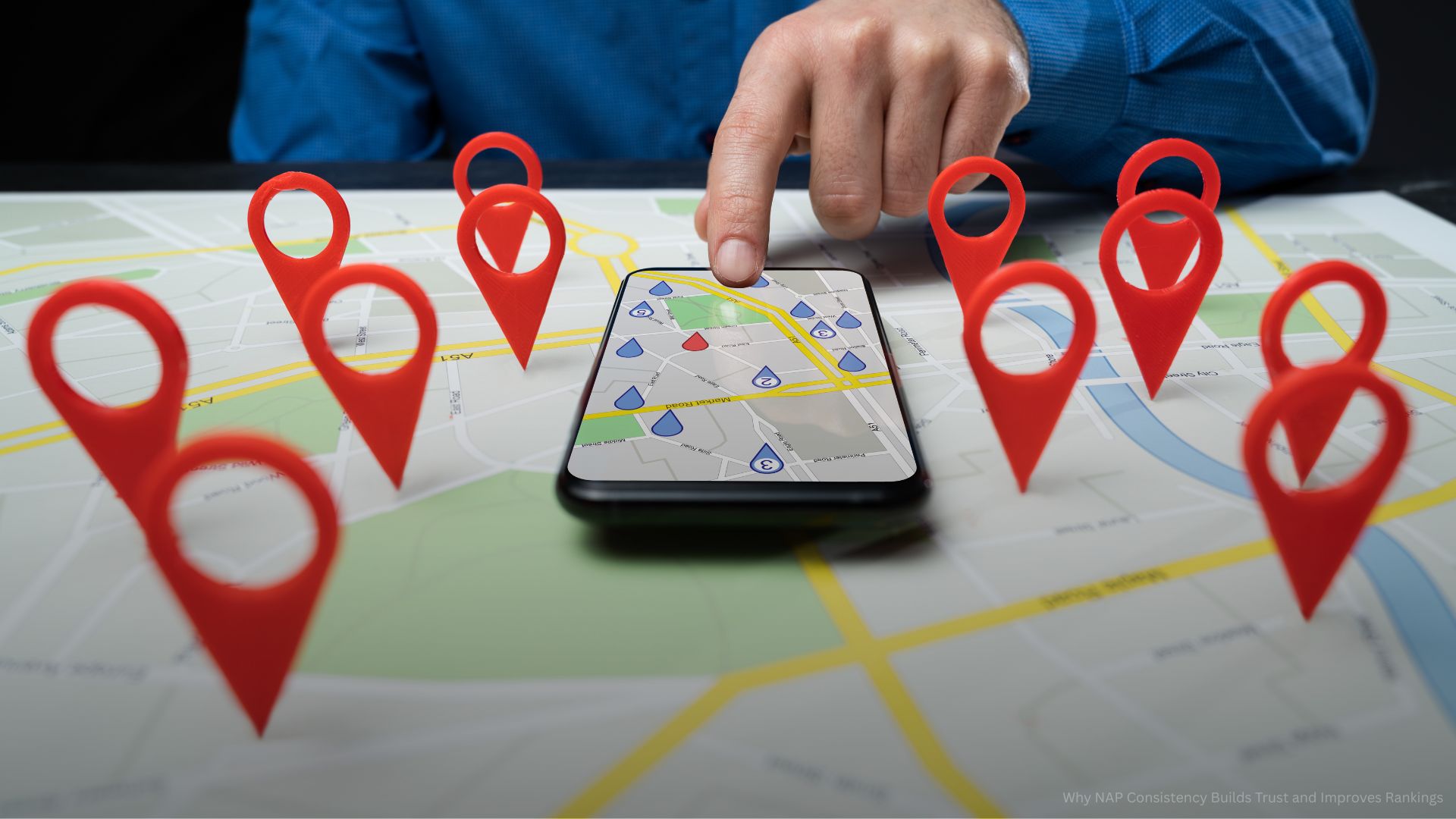 Local SEO Map Pin Marker Search